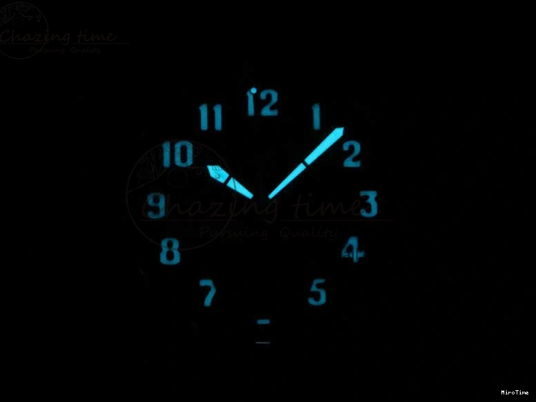 MIROTIME 1219 Calatrava 5524R Pilot Travel Time RG GRF Brown Dial on Brown Leather Strap MIYOTA TopPick 7155